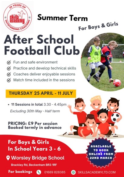 Thursday football skills academy